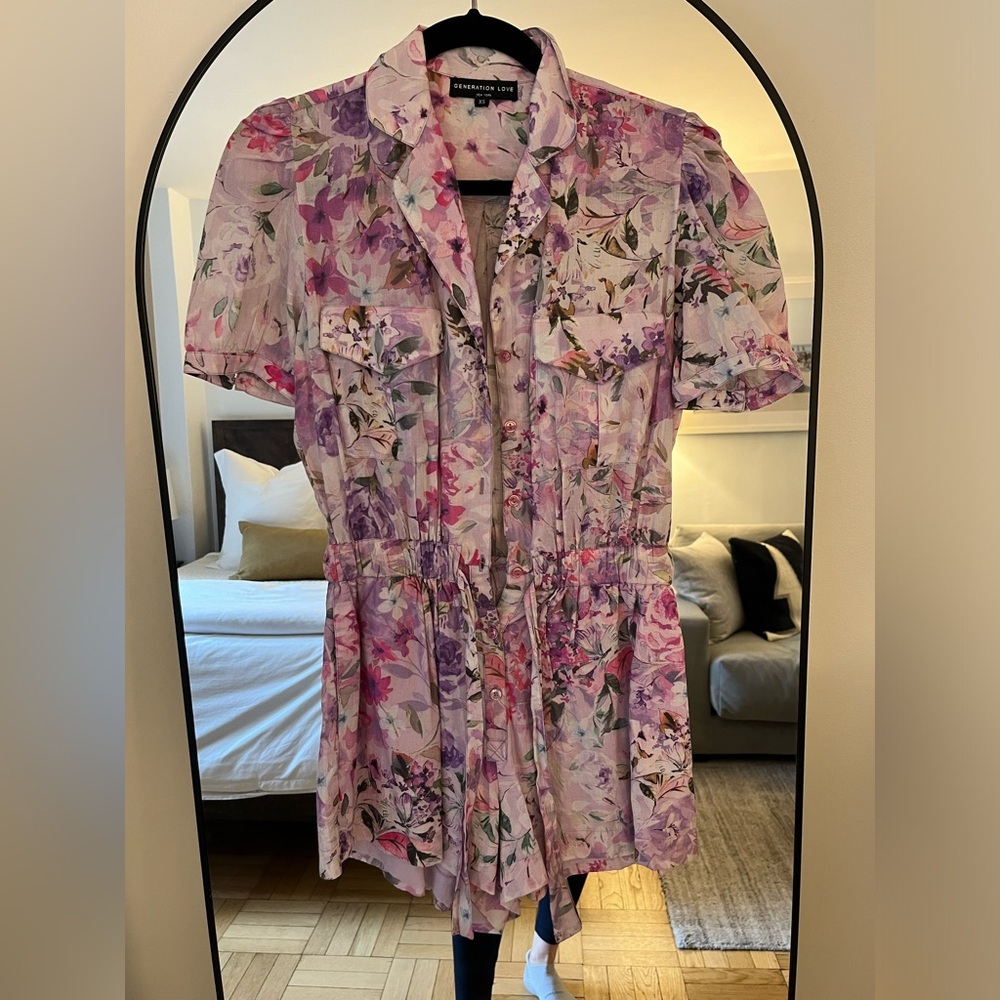 Generation love floral romper